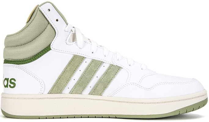 adidas Hoops 3.0 Mid 'White Green' GV9524 Order adidas Hoops 3.0 Mid 'White Green' GV9524