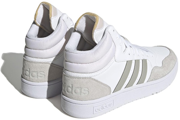 adidas Hoops 3.0 Mid 'White Metal Grey' HP7940 Shop adidas Hoops 3.0 Mid 'White Metal Grey' HP7940