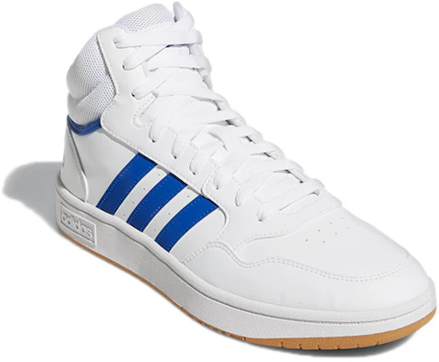 adidas Hoops 3.0 Mid ''Wit Royal Blue Gum'' GW3021 Lookbook adidas Hoops 3.0 Mid ''Wit Royal Blue Gum'' GW3021