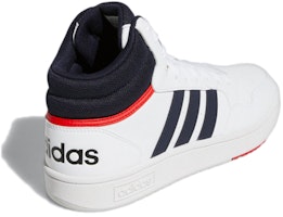 adidas Hoops 3.0 Mid 'Putih Merah Vivid' GY5543 Shop adidas Hoops 3.0 Mid 'Putih Merah Vivid' GY5543
