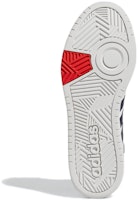 adidas Hoops 3.0 Mid 'Putih Merah Vivid' GY5543 Details for adidas Hoops 3.0 Mid 'Putih Merah Vivid' GY5543