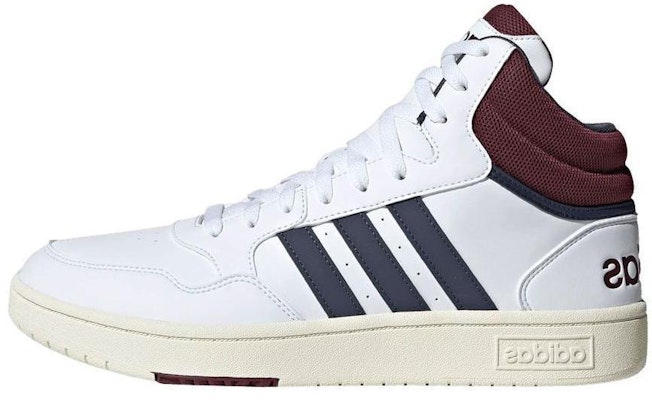 阿迪达斯 Hoops 3.0 中帮经典款 '白色海军蓝红色' HP7895 Lookbook 阿迪达斯 Hoops 3.0 中帮经典款 '白色海军蓝红色' HP7895