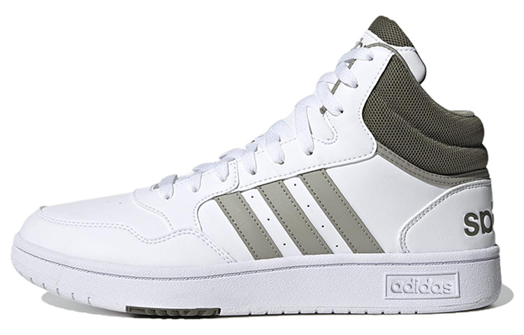 adidas Hoops 3.0 Mid Classic 'White Olive Strata' HP7894