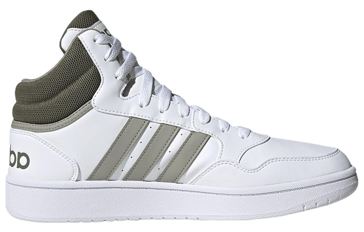 Order adidas neo Hoops 3.0 Mid Classic Vintage 潮流休閒 防滑耐磨 中筒 板鞋 灰白