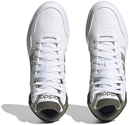 adidas Hoops 3.0 Mid Classic 'White Olive Strata' HP7894 Purchase adidas Hoops 3.0 Mid Classic 'White Olive Strata' HP7894