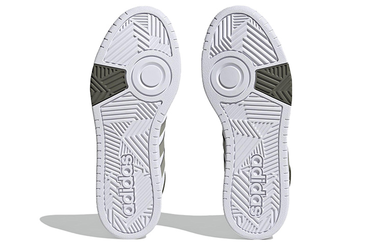 Details for adidas neo Hoops 3.0 Mid Classic Vintage 潮流休閒 防滑耐磨 中筒 板鞋 灰白