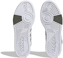 Details for adidas Hoops 3.0 Mid Classic 'White Olive Strata' HP7894