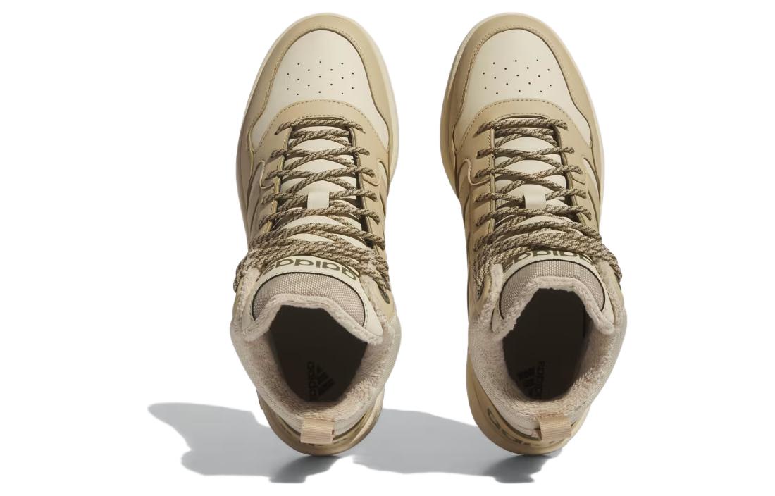 Lookbook 阿迪达斯 Hoops 3.0 中帮冬季 '魔幻米色' IG7929