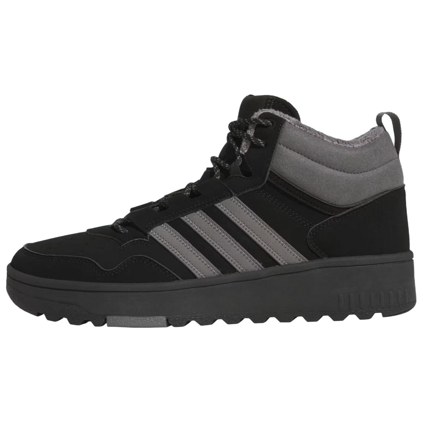 adidas Hoops 4.0 Mid Black Fashion Sneakers Comfortable Casual Shoes JQ5361