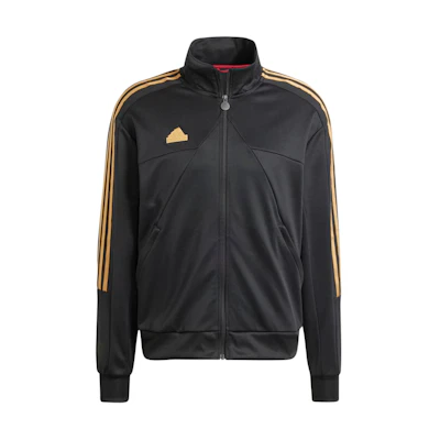 adidas House of Tiro Nations Pack Track Jacket Black with Striped Logo Design IW8866