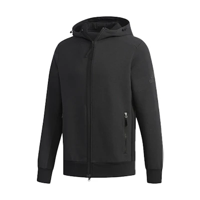 adidas HTT Double Knit Hoodie Black Jacket DW4590