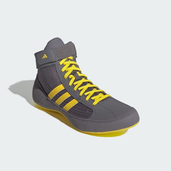 Shop Adidas HVC Shoes - Classic Streetwear Sneakers Trace Grey/Yellow/Core Black JQ4994