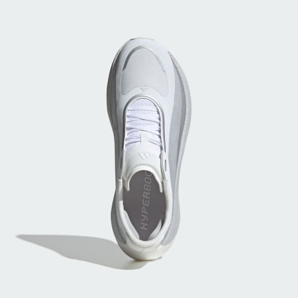 Lookbook Adidas Hyperboost Edge 跑鞋 白雲色/淺灰色/銀色金屬 KK0288