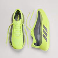 Lookbook adidas Hyperboost Edge 跑鞋 高亮黃/鐵金屬/灰五 KI4413