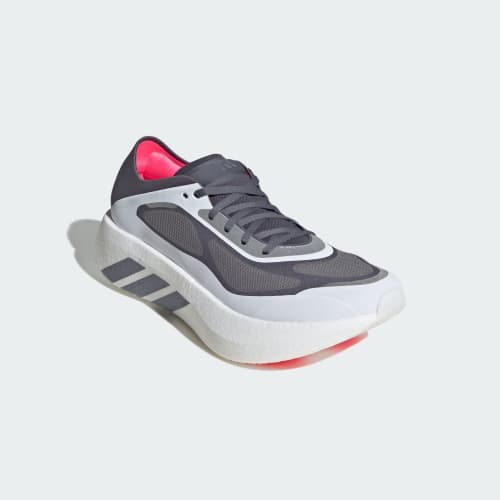 Shop adidas Hyperboost 跑鞋 雲白/極光灰/太陽紅 KH8132