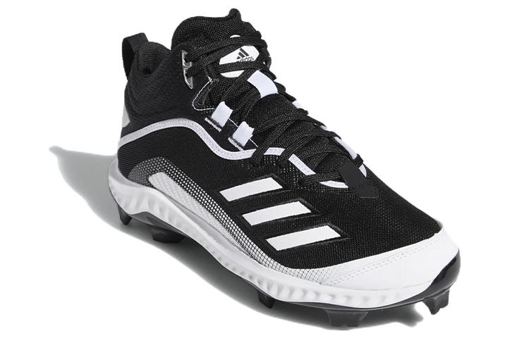 Lookbook adidas Icon 6 Bounce Mid TPU 舒適耐磨棒球鞋 黑