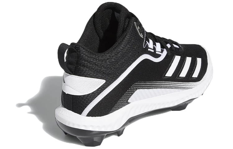 Shop adidas Icon 6 Bounce Mid TPU 舒適耐磨棒球鞋 黑