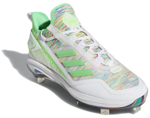 adidas Icon 7 Boost Dripped Out 'White Screaming Green' FZ0319 Lookbook adidas Icon 7 Boost Dripped Out 'White Screaming Green' FZ0319