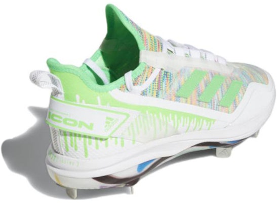 adidas Icon 7 Boost Dripped Out 'White Screaming Green' FZ0319 Shop adidas Icon 7 Boost Dripped Out 'White Screaming Green' FZ0319