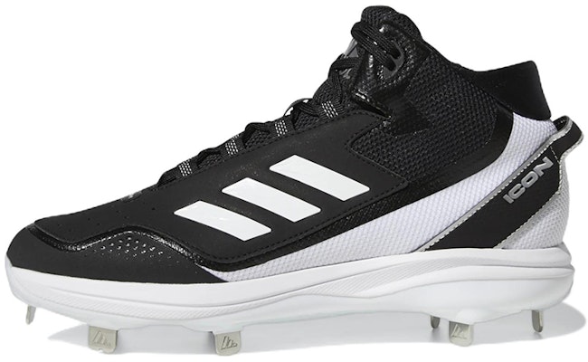 adidas Icon 7 Mid Cleats 'Black White' S23886 Buy adidas Icon 7 Mid Cleats 'Black White' S23886