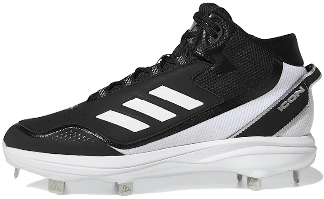 adidas Icon 7 Mid Cleats 'Hitam Putih' S23886 Buy adidas Icon 7 Mid Cleats 'Hitam Putih' S23886