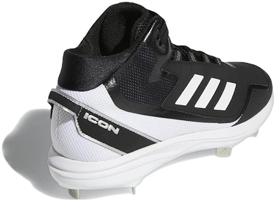 adidas Icon 7 Mid Cleats 'Black White' S23886 Shop adidas Icon 7 Mid Cleats 'Black White' S23886