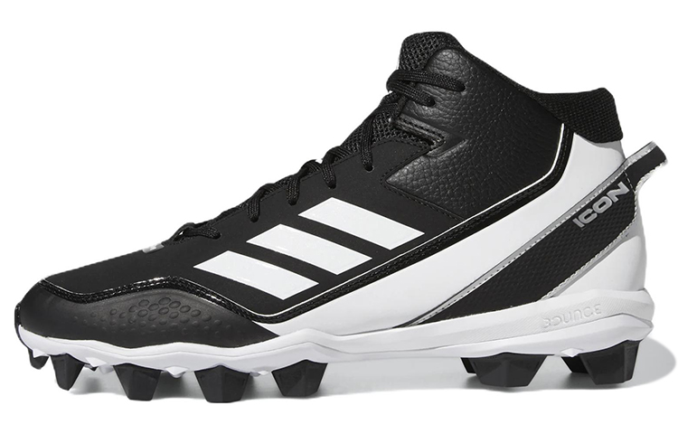 adidas Icon 7 Mid Md Cleats 'Black White' S23922