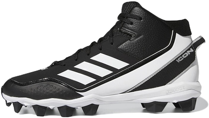adidas Icon 7 Mid Md Cleats 'Black White' S23922 Buy adidas Icon 7 Mid Md Cleats 'Black White' S23922