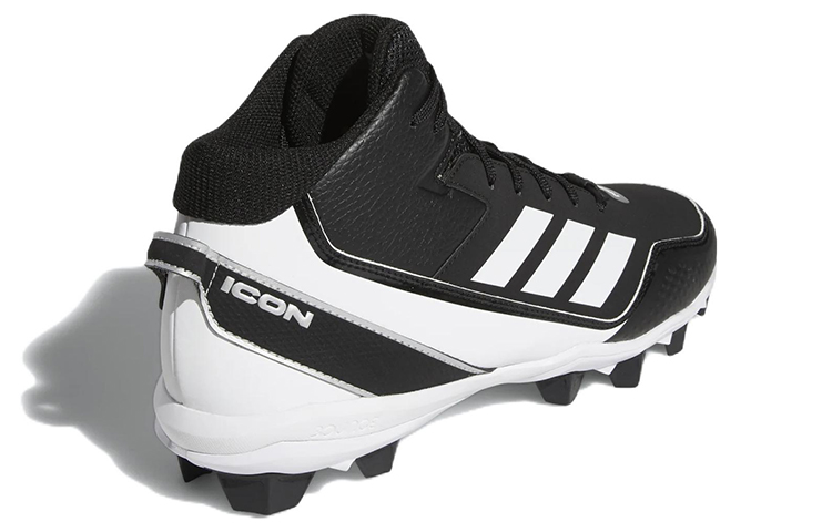 Shop adidas Icon 7 Mid Md Sepatu Cleats 'Hitam Putih' S23922