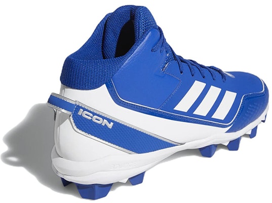 adidas Icon 7 中筒Md 釘鞋 舒適耐磨訓練鞋 藍白 Shop adidas Icon 7 中筒Md 釘鞋 舒適耐磨訓練鞋 藍白