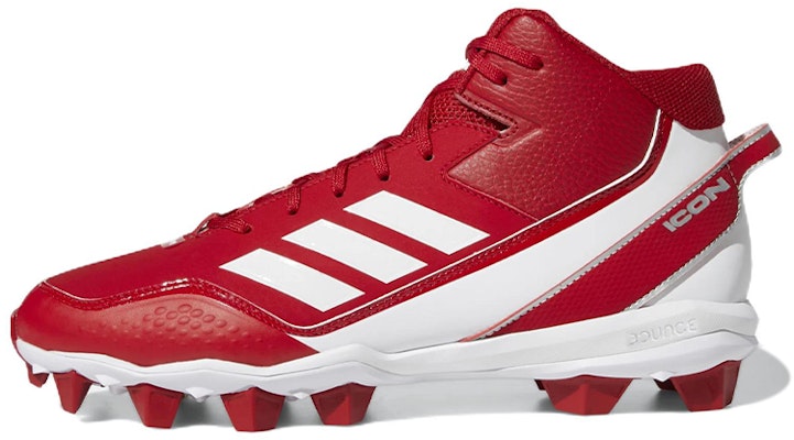 adidas Icon 7 Mid MD Cleats 'Red' S23921 Buy adidas Icon 7 Mid MD Cleats 'Red' S23921