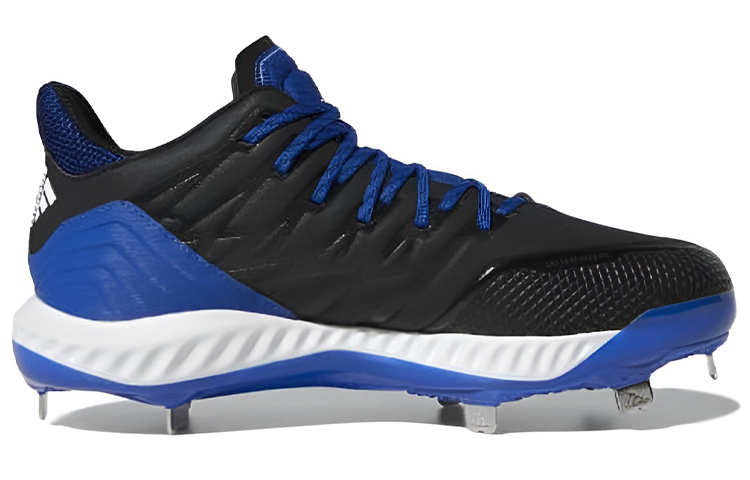 adidas Icon Bounce Cleats 'Black Blue' 圖 2