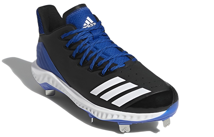 adidas Icon Bounce Cleats 'Black Blue' 圖 3