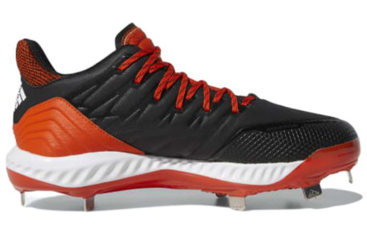 adidas Icon Bounce Cleats 'Black Orange' 圖 2