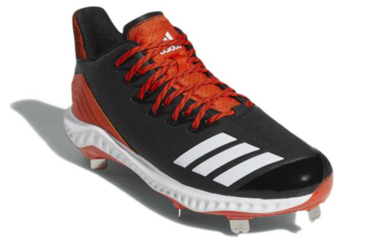 adidas Icon Bounce Cleats 'Black Orange' 圖 3