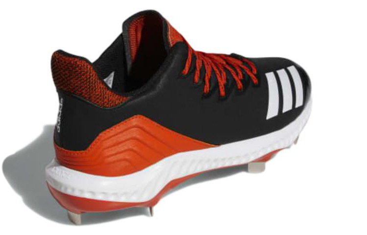 adidas Icon Bounce Cleats 'Black Orange' 圖 4
