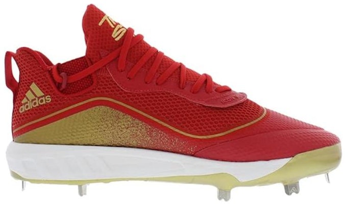 adidas Icon V Cleat 'Red Gold Metallic' G28235 Order adidas Icon V Cleat 'Red Gold Metallic' G28235