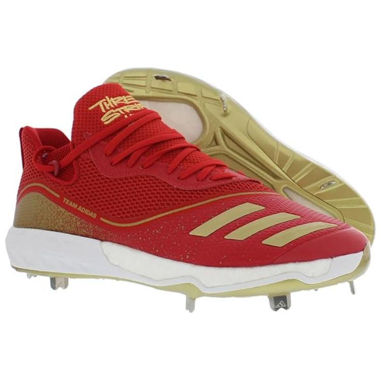 Shop adidas Icon V Stollenschuhe ''Rot Gold Metallic'' G28235