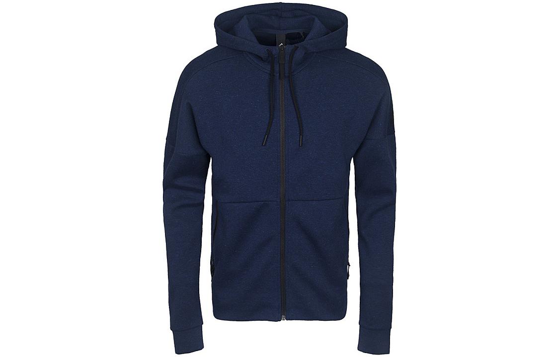 adidas ID & Icon Series Navy Blue Logo Hoodie Jacket Casual Style B45728