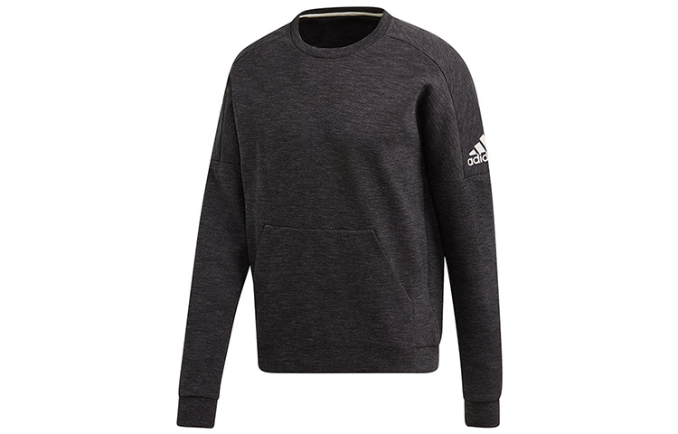 adidas ID Stadium Pullover Hoodie Dark Gray Casual Wear DU1145