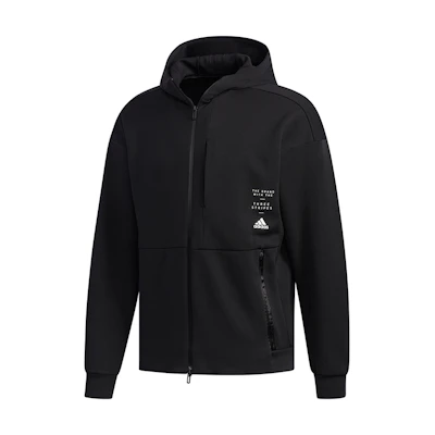 adidas ID Sweat HD Black Casual Sports Hoodie Jacket ED1948