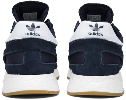 Adidas iniki white clearance collegiate navy