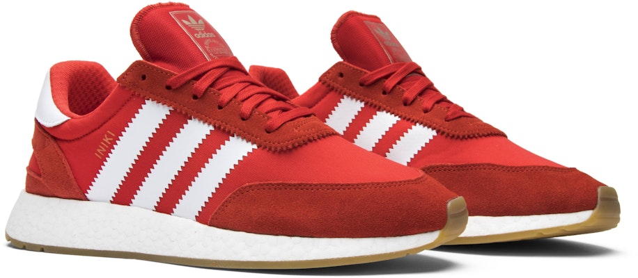 Adidas iniki runner red white sale