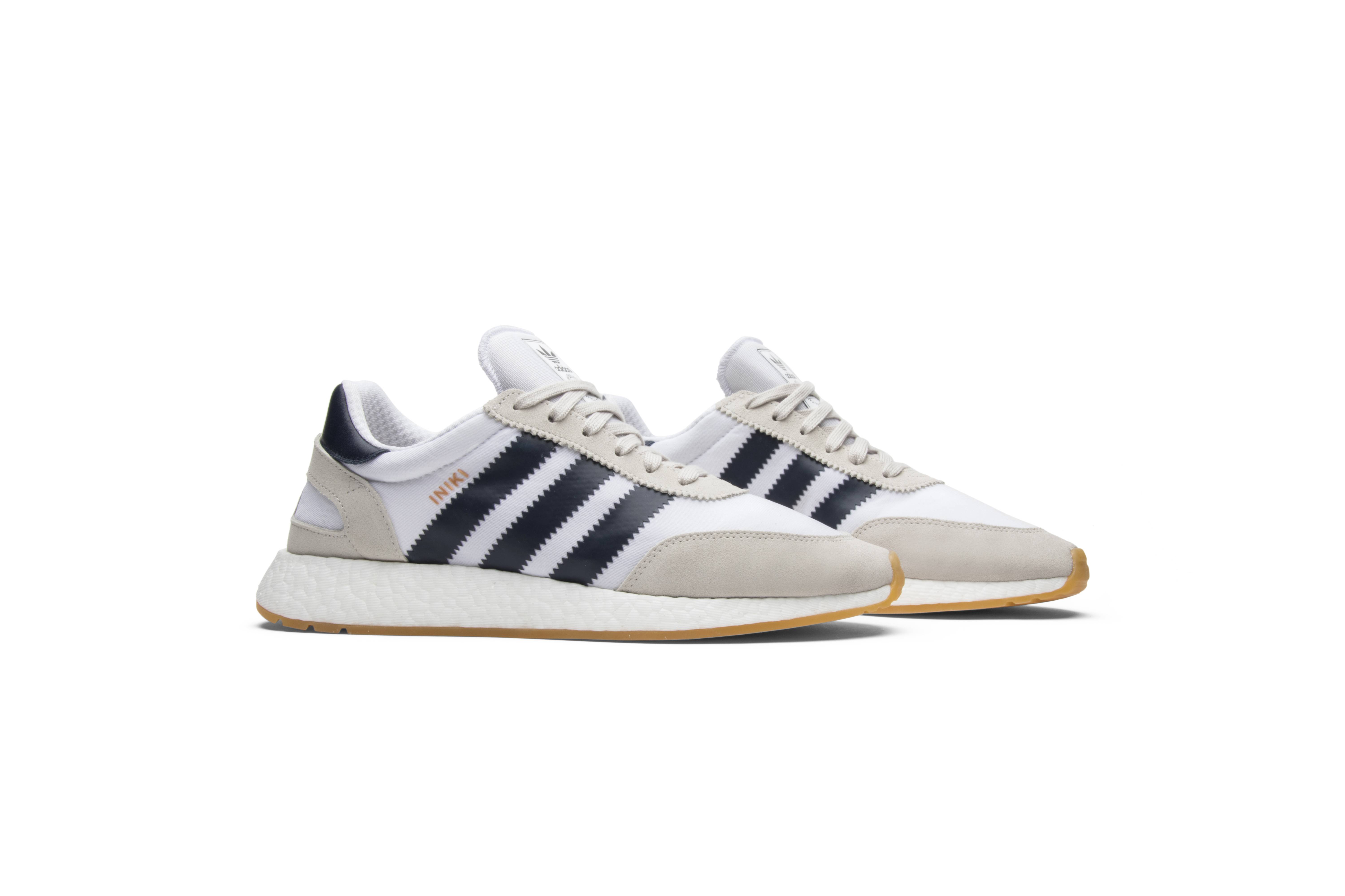 Cheap adidas Iniki Runner Blanco Azul Marino Gum BY9722