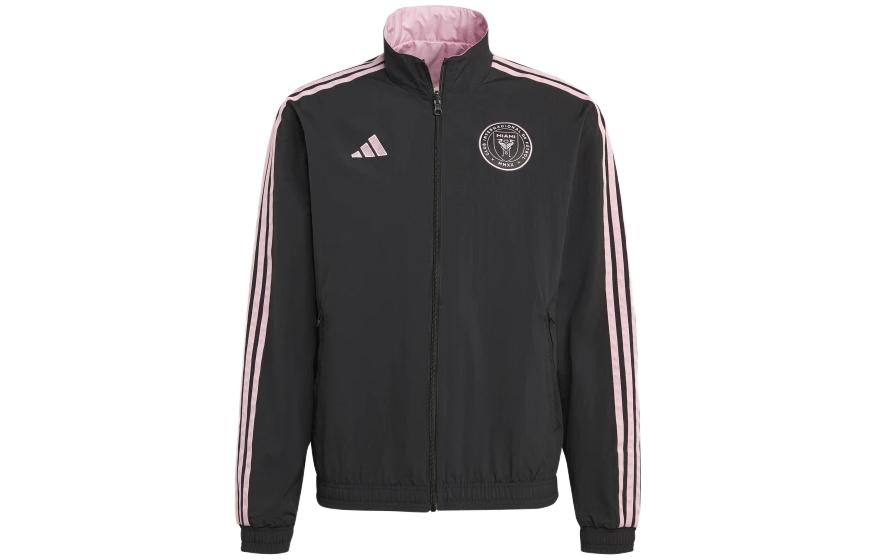 adidas Inter Miami 2023/24 Reversible Track Jacket Black/Pink  Retro Style HU0061