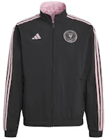 adidas Inter Miami 2023/24 Reversible Track Jacket Black/Pink Retro Style HU0061 adidas Inter Miami 2023/24 Reversible Track Jacket Black/Pink Retro Style HU0061