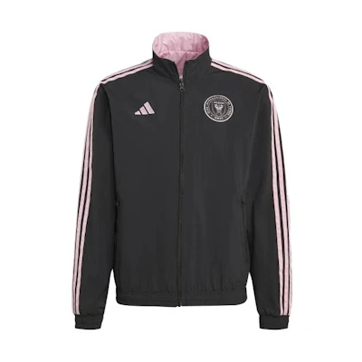 adidas Inter Miami 2023/24 Reversible Track Jacket Black/Pink Retro Style HU0061