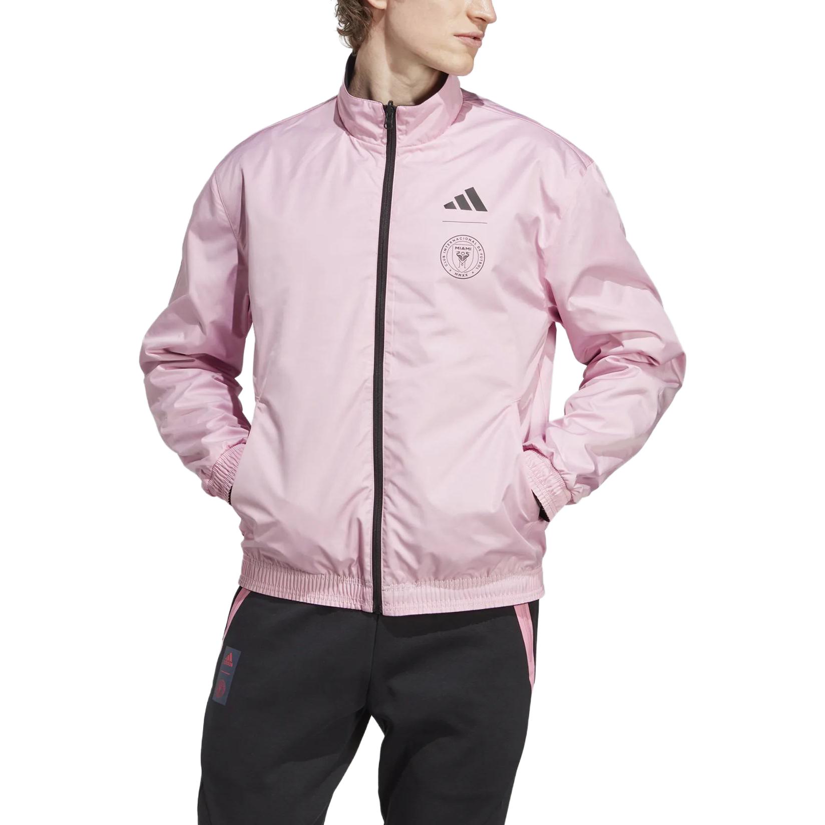 Sizing adidas Inter Miami 2023/24 Reversible Track Jacket Black/Pink  Retro Style HU0061