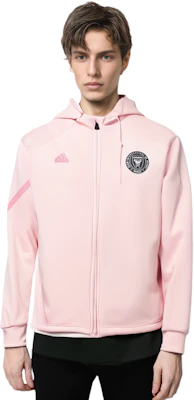 Jaket adidas Inter Miami CF Gameday Anthem Logo Bergaris Pink IQ0709 Details for Jaket adidas Inter Miami CF Gameday Anthem Logo Bergaris Pink IQ0709