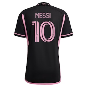 阿迪達斯邁阿密國際足球俱樂部23/24賽季梅西客場正品球衣 - 黑色 Order 阿迪達斯邁阿密國際足球俱樂部23/24賽季梅西客場正品球衣 - 黑色